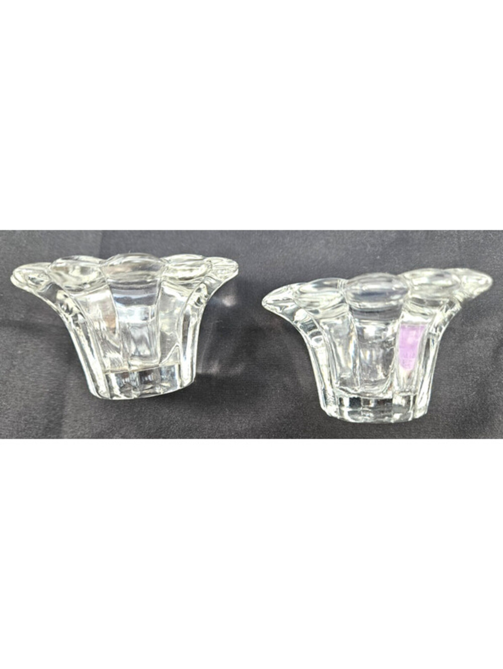 Low Profile Vintage Italian Borgonovo Candle Holders